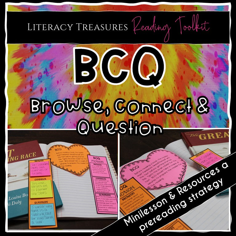 Reading Toolkit: PreReading Minilesson: Browse Connect, Question BEFORE Reading