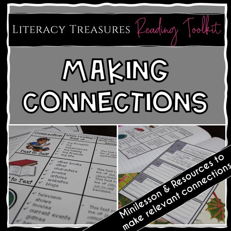 Making Relevant Connections | 2 Reading Minilessons, Think Sheets & Organizers
