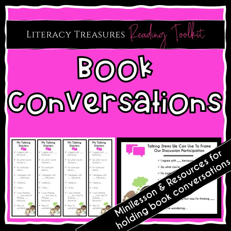 Reading Toolkit A Minilesson For Holding Book Conversations With Talk Literacy Treasures 3636