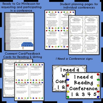 Conferring Toolkit for Reading and Writing Conferences with minilesson