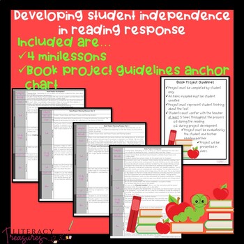 Book Projects for Independent Reading | Minilessons  Rubrics and Checklists