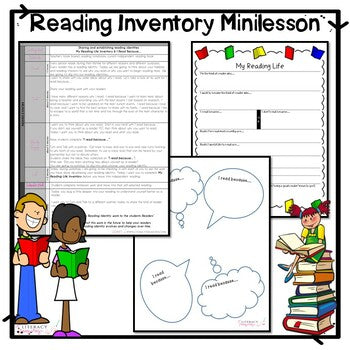 Reading Identity Minilesson || Reading Inventory and Reading Reflections