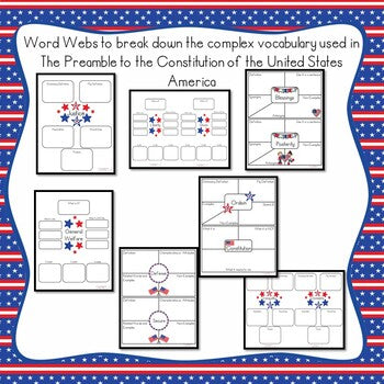 The Preamble--Printables & Activities to Celebrate Learning the Constitution