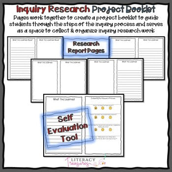 Inquiry Research Project | Booklet and Guide for Research on Any Topic