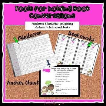 Reading Toolkit:  A Minilesson for Holding Book Conversations With Talking Stems
