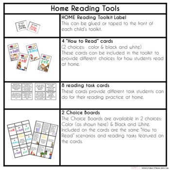 HOME Reading Toolkit -- Tools to Guide and Support Independent Reading at Home