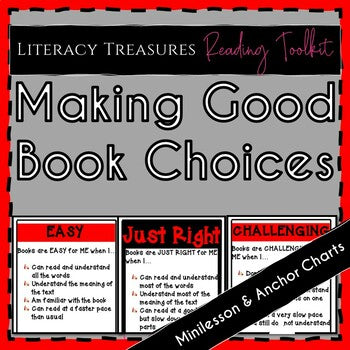 Making Good Book Choices || Minilesson for choosing Just Right or Best Fit books