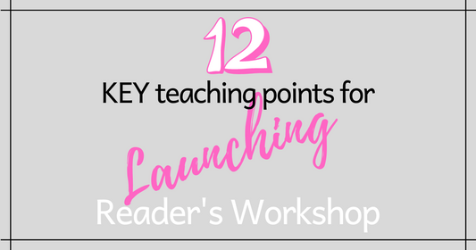 12 KEY Teaching Points for Launching Reader's Workshop