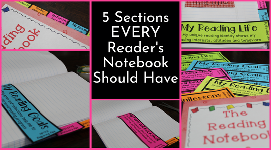 5 Sections EVERY Reader's Notebook Should Have