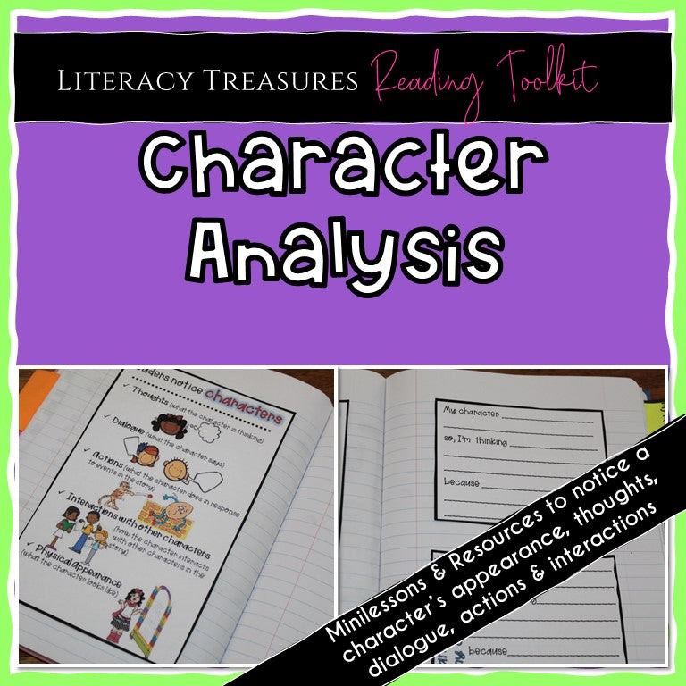 Character Analysis | Minilessons for Character Traits Actions & Interactions